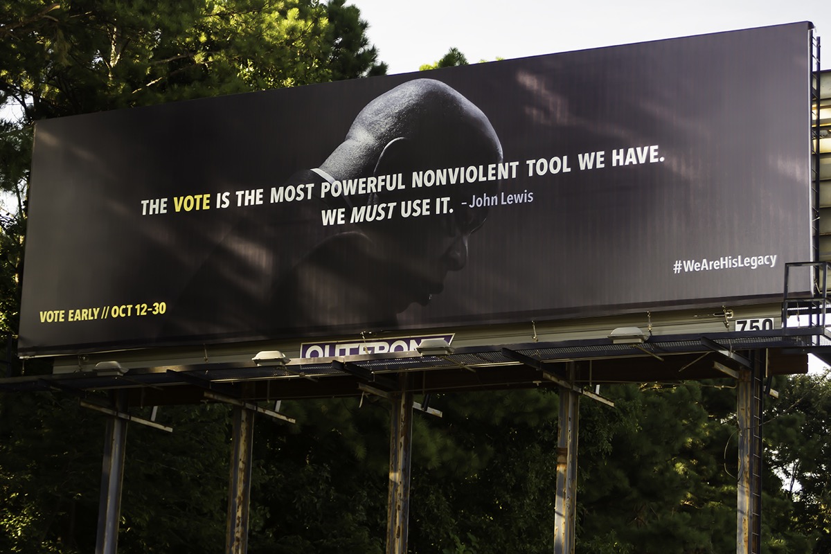 VOTE for John Lewis billboard